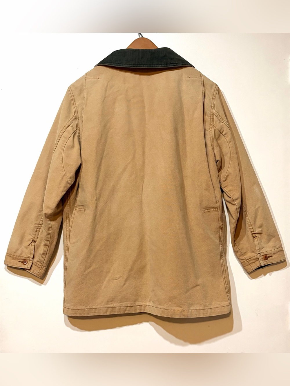 Vintage L.L. Bean Original Field Coat / Barn Jacket with Plaid Flannel Lining - Picture 2 of 14